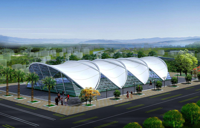 炎炎夏日，膜結構遮陽棚為您帶來一絲清涼