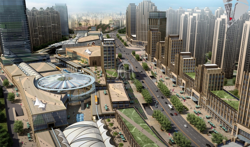 清遠順盈時代廣場商業街膜結構