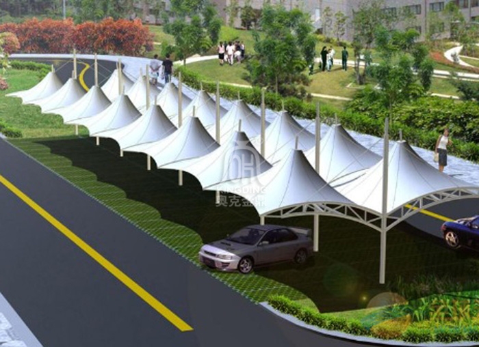 公園停車棚膜結構