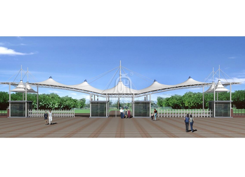 公園大門(mén)膜結(jié)構(gòu)