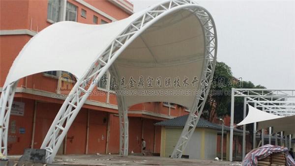 商業步行商業街膜結構