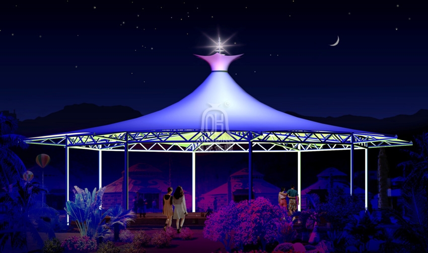 延安翠泉山莊度假村膜結構