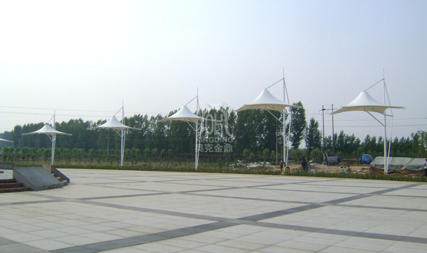 濟源生態園文化廣場景觀膜