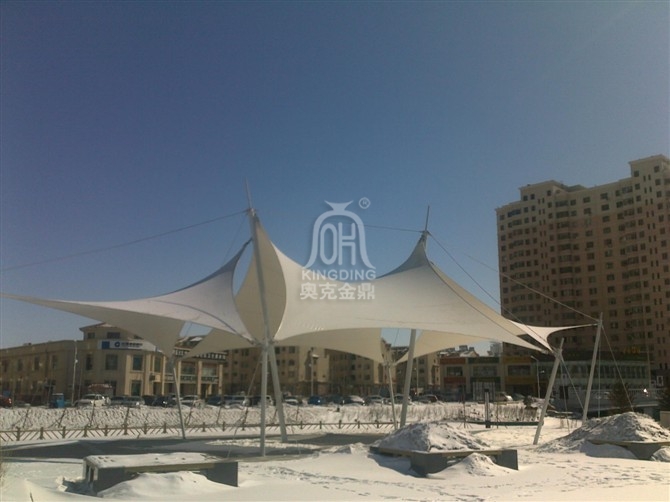 大慶市黎明河綜合整治景觀膜結構 